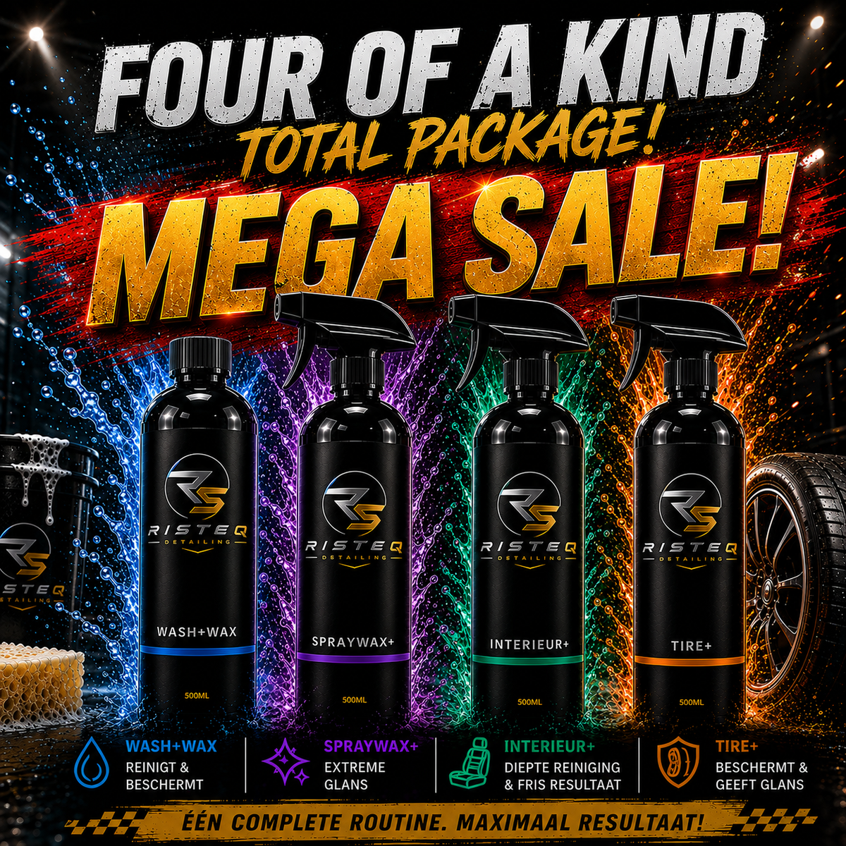 Four of a Kind Total Package — MEGA SALE+GRATIS BEZORGING!